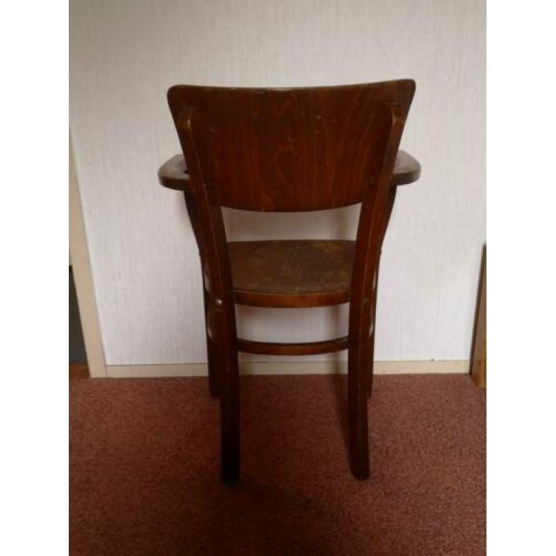 Vintage houten stoel
