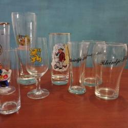 Serie 2: Bier Merkglazen diverse soorten en Bierglazen (13)