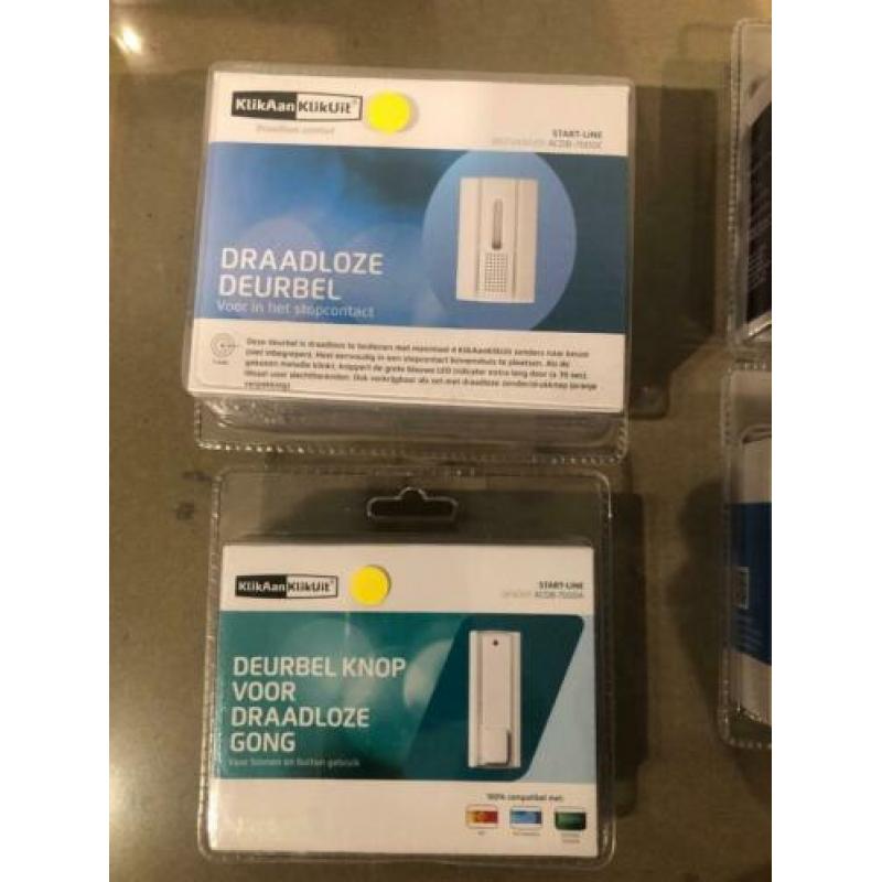 KlikAan KlikUit draadloos dimmen/deurbel/inbouwschakelaars