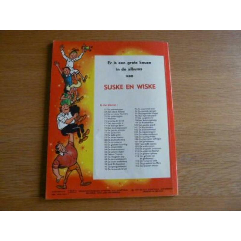 Suske en Wiske. De vliegende aap. Mooi oud boekje uit 1971.