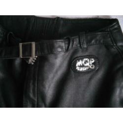 MQP leren ( motor )broek maat 58 ( Valt als maat 50 )