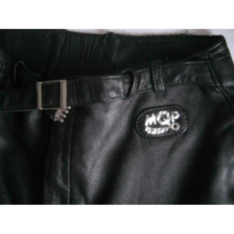 MQP leren ( motor )broek maat 58 ( Valt als maat 50 )
