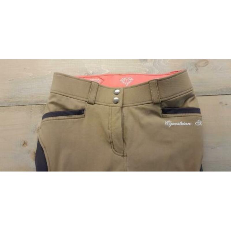 Beige paardrijbroek maat 36 Diamond Edition