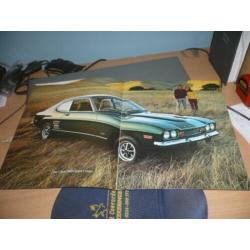 ZEER ZELDZAME USA Folder FORD CAPRI modellen 1971