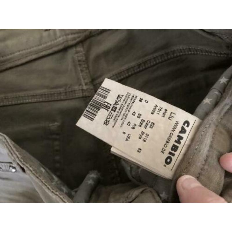 Cambio jeans broek groen 36 / 38