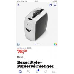 Papierversnipperaar Rexel