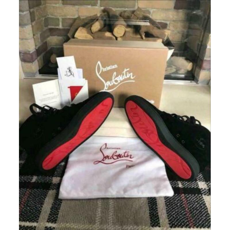 Louboutin High Top Suède Sneakers ALLE MATEN LEVERBAAR