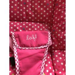 Mooie roze wipstoel van Lief! Mag weg voor €10,-