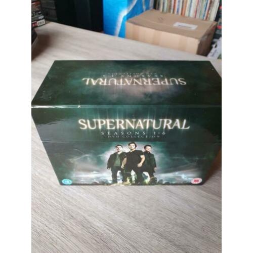 Supernatural de eerste 6 Seizoenen in een mooie box