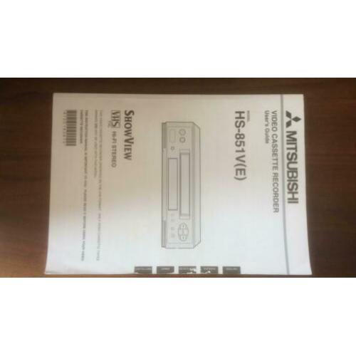 Mitsubishi videorecorder