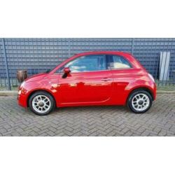 Fiat 500 1.2 2012, Panoramadak, airco, LM velg, Leer, MOOI