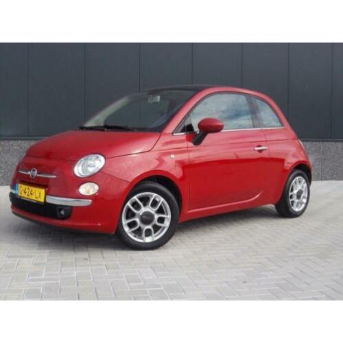 Fiat 500 1.2 2012, Panoramadak, airco, LM velg, Leer, MOOI