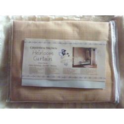Zalmroze overgordijnen Heirloom van Graham & Brown (VTwonen)