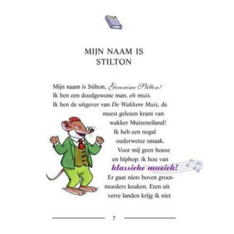 Geronimo Stilton - 01 - Mijn naam is Stilton, Geronimo Stilt