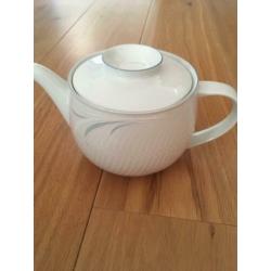 Koffie / thee servies porselein theepot kop schotel Scherzer