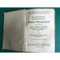 Militair woordenboek origineel wo2 ww2
