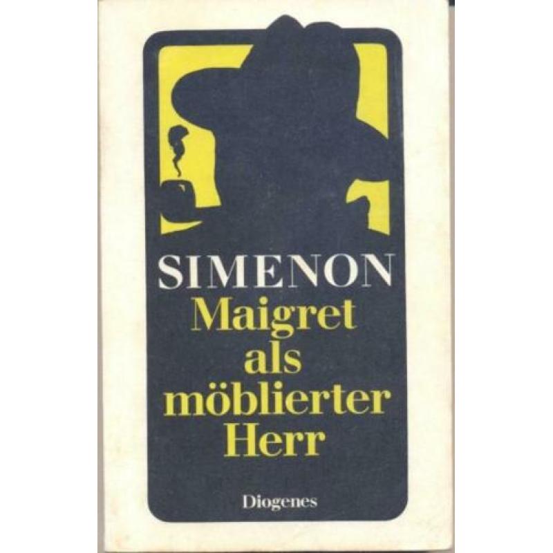 Simenon =10 verschillende titels in het Duits-vooral Maigret