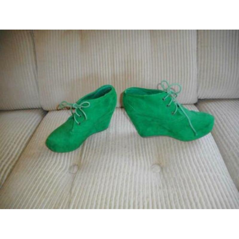 als nw mooie groen aparte ds schoenen maat 39