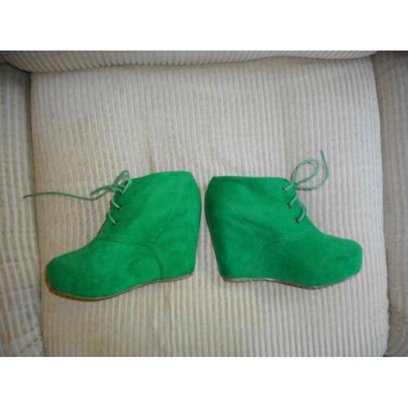 als nw mooie groen aparte ds schoenen maat 39
