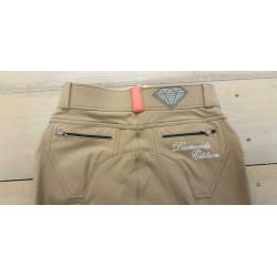 Beige paardrijbroek maat 36 Diamond Edition