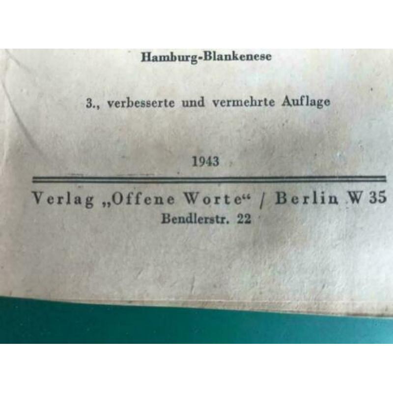 Militair woordenboek origineel wo2 ww2