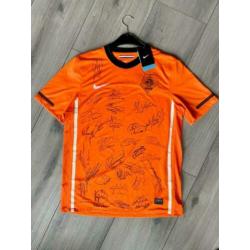 Shirt Nederlands Elftal WK 2010 met handtekeningen selectie