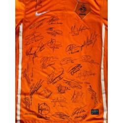 Shirt Nederlands Elftal WK 2010 met handtekeningen selectie