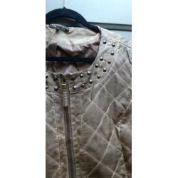 Zgan lederlook jasje met studs van Tramontana