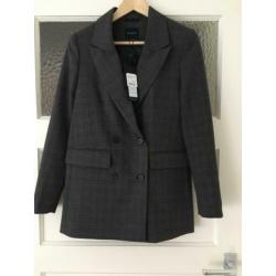Blazer jasje selected femme colbert ruit NIEUW Zara Loavies