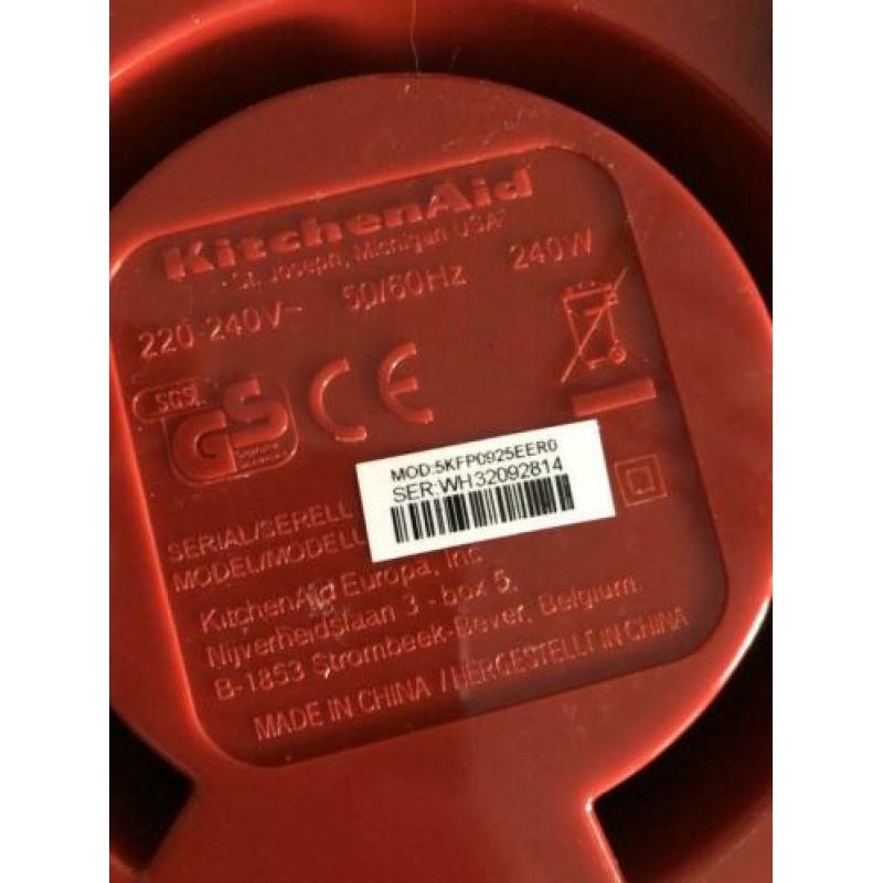 Kitchen aid ROOD, foodproseccor