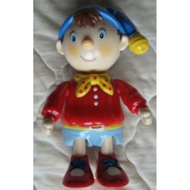 2x Noddy tandenborstelhouder + 2x Noddy popje (Enid Blyton)