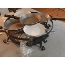 Gourmetset, diameter 34(42)cm hoogte 10cm