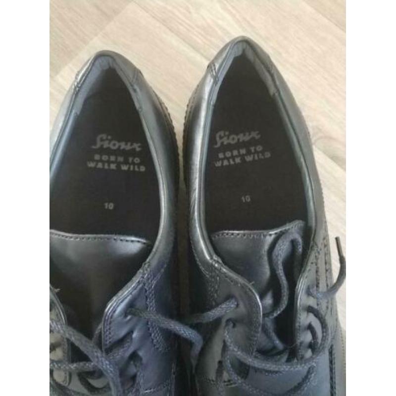 zwarte leren schoenen maat 10 / 45
