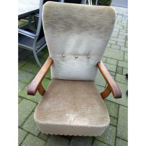 vintage retro fauteuil zie omschrijving