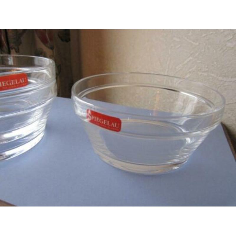 Drie Spiegelau model Bistro bowls - kristalglas