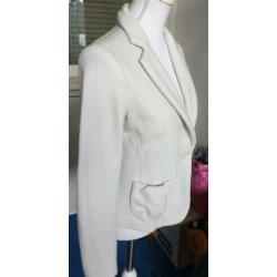 Marc Cain jasje wol-/cashmere blend mousegrey mt.3=M ZGAN!