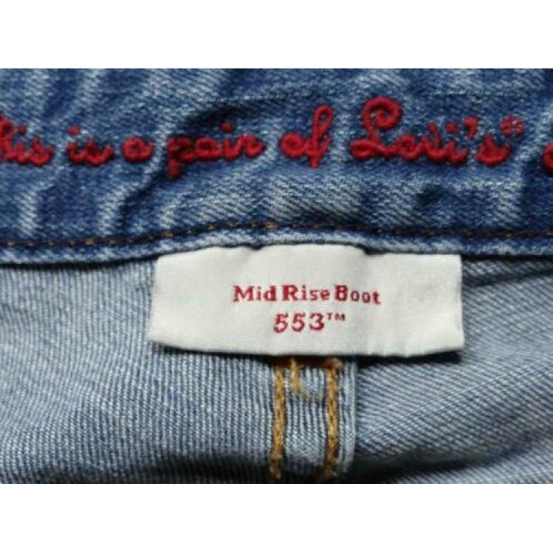 Levi's mid Rise boot 553 mt 44 (36) (strech)