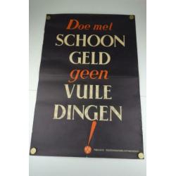 Utrechtse ww2 poster in top staat