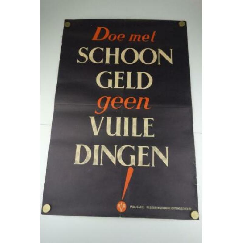Utrechtse ww2 poster in top staat