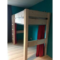 Steigerhout hoogslaper white wash