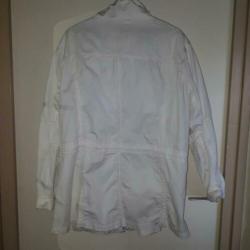 Wit lente/ zomer jas parkamodel maat 48