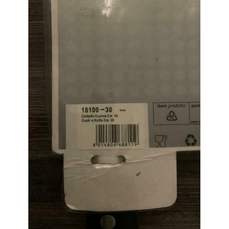 Paderno Professionele Koksmessen 30cm, 24cm en 20cm