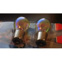 BA15S & BA15D Lampen 21W/12V rood (ChroomCoated)