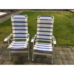 !!!! 2 Zgan Camper Fritid stoelen + tafel !!!!