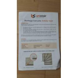 Antislip rubber trap strip zelfklevend 28mm Grijs 15 meter N