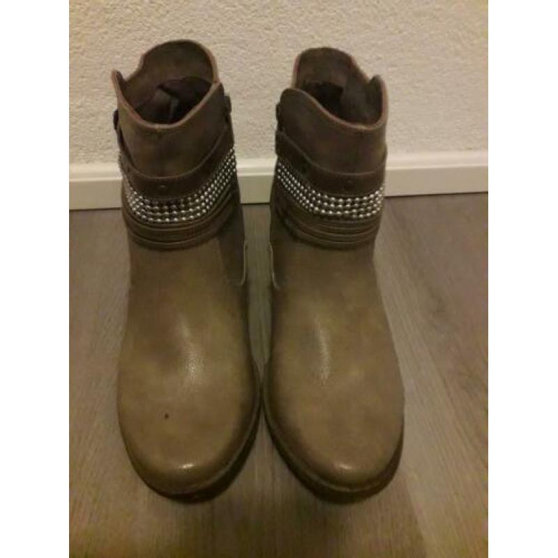 Te koop mustang jeans enkellaarsjes maat 43