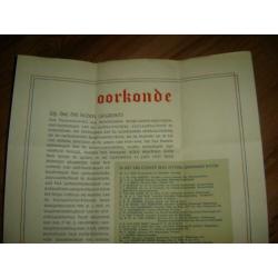 Oorkonde koopvaardij officieren wo2 oorlog nr2