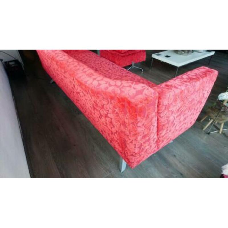 Mooie design bank 215 breed 75 hoog en 60 diep rugvlak 45