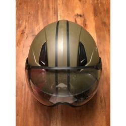 Scooterhelm Vito - Mat, olijf groen - Maat L
