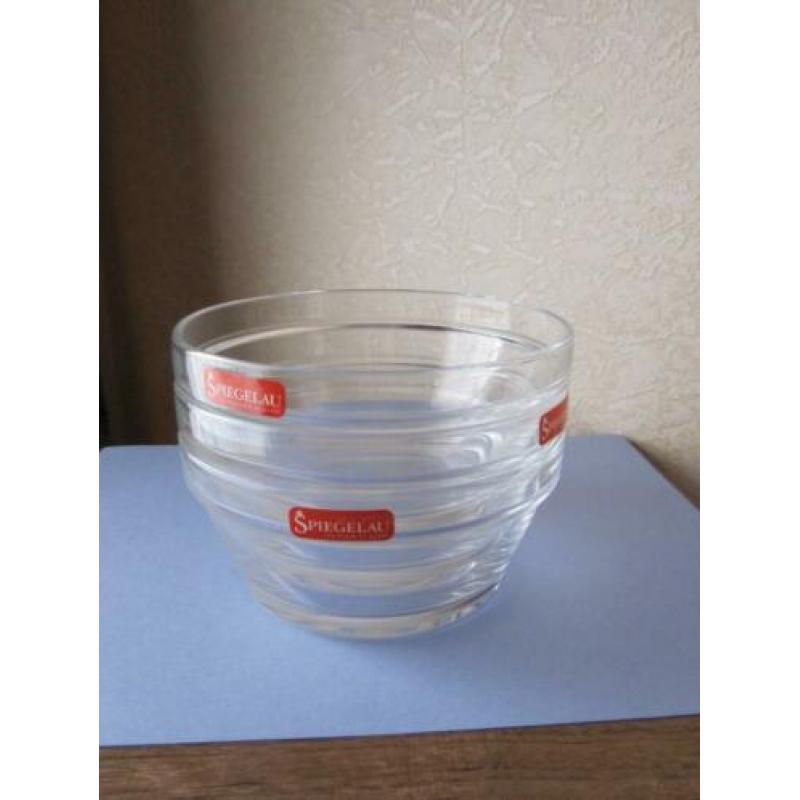 Drie Spiegelau model Bistro bowls - kristalglas